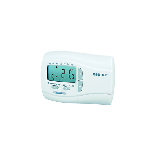 Eberle Controls Uhrenthermostat Funksender mit Uhr INSTAT + 868